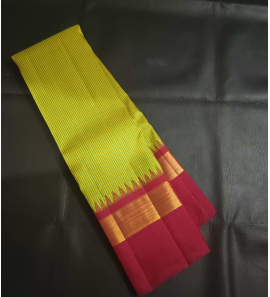 Pure Kanchipuram Silk Saree In Green