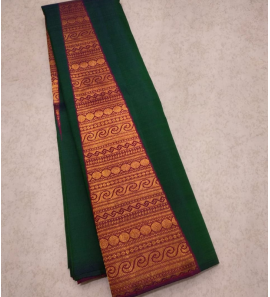 Pure Kanchipuram Silk Saree With Unstitched Blouse