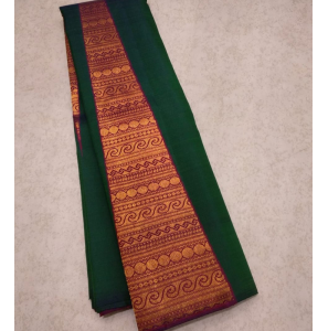 Pure Kanchipuram Silk Saree With Unstitched Blouse