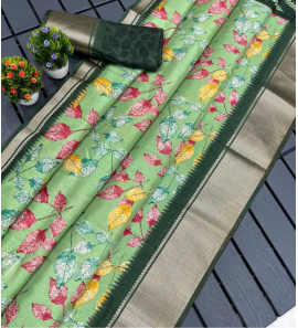 Super Dola Silk Saree With Jacquard Boder