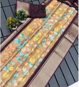 Super Dola Silk Saree With Jacquard Boder