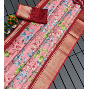 Super Dola Silk Saree With Jacquard Border