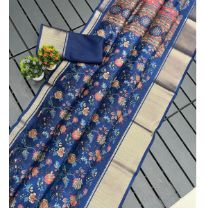 Super Dola Silk Saree With Jacquard Border