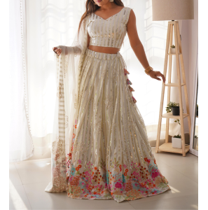 Beautiful Sequence Georgette Lehenga