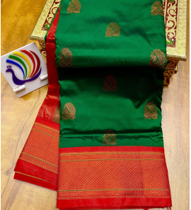 Morni Kadiyal Paithani Soft Silk Sarees