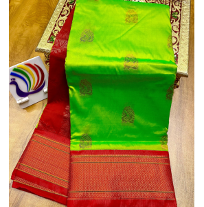 Morni Kadiyal Paithani Soft Silk Sarees