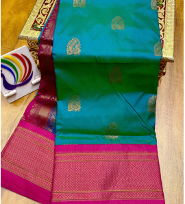 Morni Kadiyal Paithani Soft Silk Sarees
