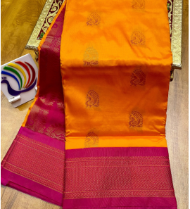 Morni Kadiyal Paithani Soft Silk Sarees