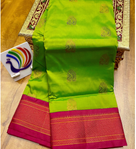 Morni Kadiyal Paithani Soft Silk Sarees