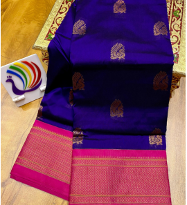 Morni Kadiyal Paithani Soft Silk Sarees