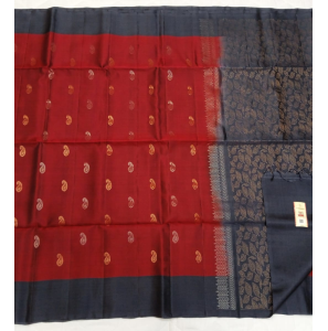 Pure Handloom Soft Silk Sarees With Contrast Border Pure Handloom Soft Silk Sarees With Contrast Border