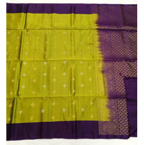 Pure Handloom Soft Silk Sarees With Contrast Border 