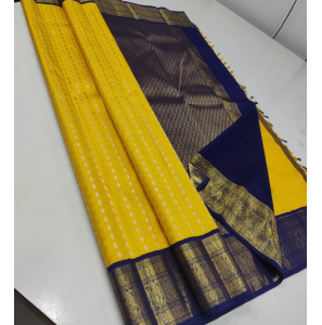 Pure Kanchipuram Handloom Bridal Korvai Silk Sarees 