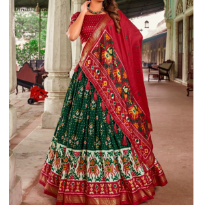 New Tussar Silk Lehenga Choli With Dupatta