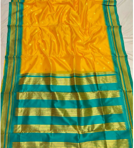 Traditional Erkal Paithani Saree With Blouse