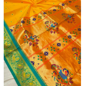 Wedding Special Soft Silk Shinny Saree In Yellow