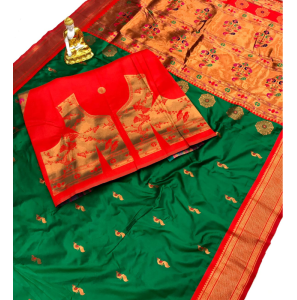 Adorable Design Beautiful Pure Soft Banarsi Silk Saree