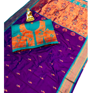 Adorable Design Beautiful Pure Soft Banarsi Silk Saree