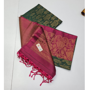 Pure Handloom Soft Silk Sarees With Double Warp