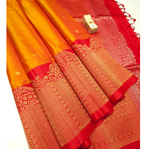 Pure Handloom Soft Silk Sarees With Turning Border