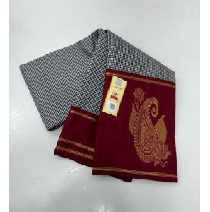 Pure Kanchipuram Handloom Korvai Silk Sarees