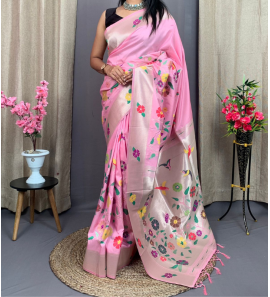 Pure Soft Kanchivaram Pethani Silk Saree