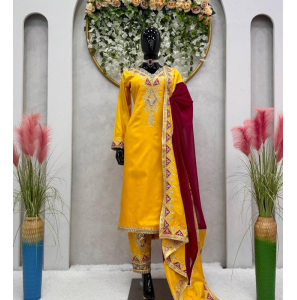 Same Colour Beautiful Designer Suit 
