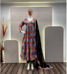 New Designer Trending Alia Cut Printed Suit