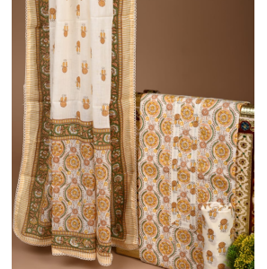 Elegant Gotta Patti Cotton Suits With Dupatta