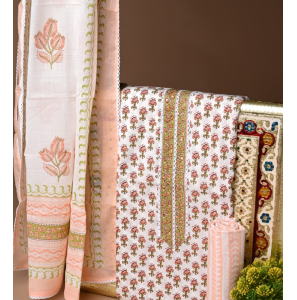 Elegant Gotta Patti Cotton Suits With Dupatta