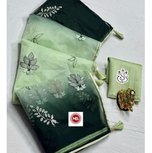 Soft Organza Pedding Silk Saree