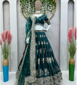 New Japan Satin Lehenga With Dupatta