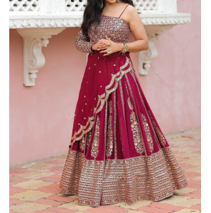  New Georgette Lehenga-Choli With Dupatta 
