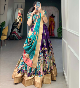 Latest Dola Silk Lehenga-Choli With Dupatta