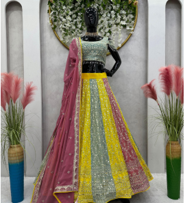 Soft Georgette Lehenga With Dupatta