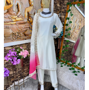 New Designer Party Wear Kurti With Dupatta