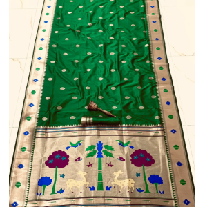 Pure Soft Kanchivaram Pathani Silk Saree 