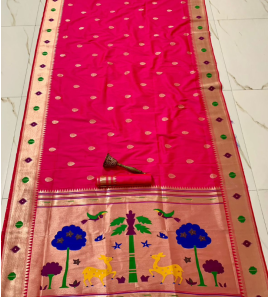 Pure Soft Kanchivaram Pathani Silk Saree 