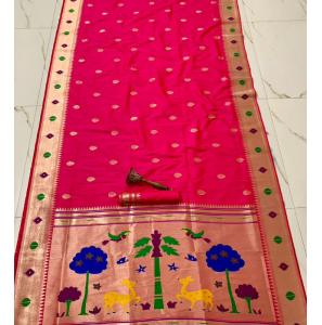 Pure Soft Kanchivaram Pathani Silk Saree 