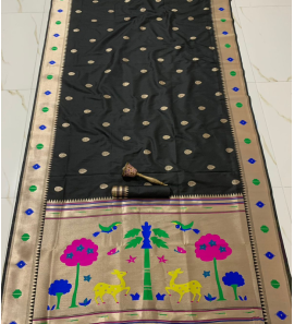Pure Soft Kanchivaram Pathani Silk Saree 