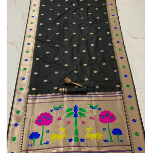 Pure Soft Kanchivaram Pathani Silk Saree 