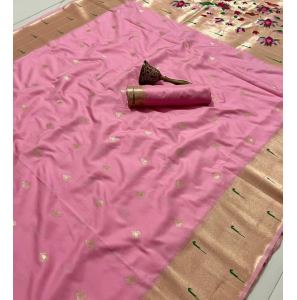 Pure Soft Kanchivaram Pathani Silk Saree 
