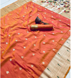 Pure Soft Kanchivaram Pathani Silk Saree 