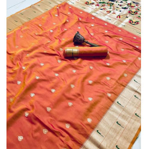 Pure Soft Kanchivaram Pathani Silk Saree 