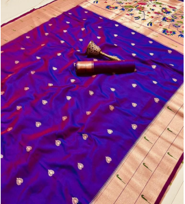 Pure Soft Kanchivaram Pathani Silk Saree 