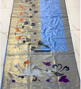 Soft Kanchivaram Pathani Silk Saree 