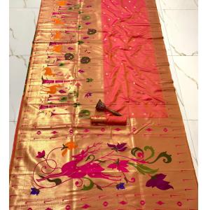 Soft Kanchivaram Pathani Silk Saree 