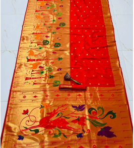Soft Kanchivaram Pathani Silk Saree 