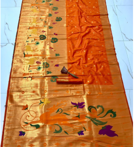 Soft Kanchivaram Pathani Silk Saree 