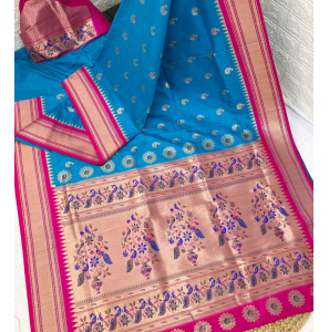 Latest Original Tana Shiny Soft Silk Saree With Blouse